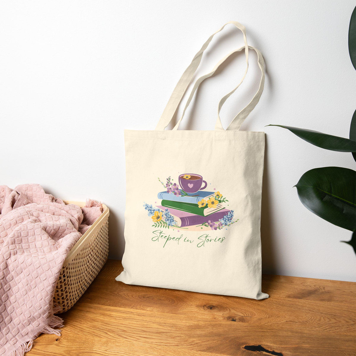 Bookish Tote Bag – Tea & Books