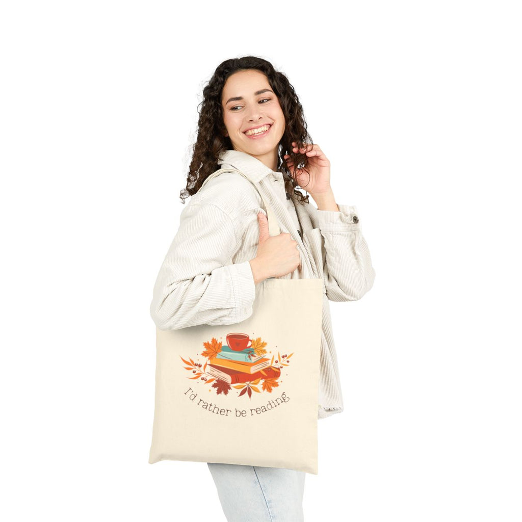Bookish Tote Bag – Fall I'd Rather Be Reading