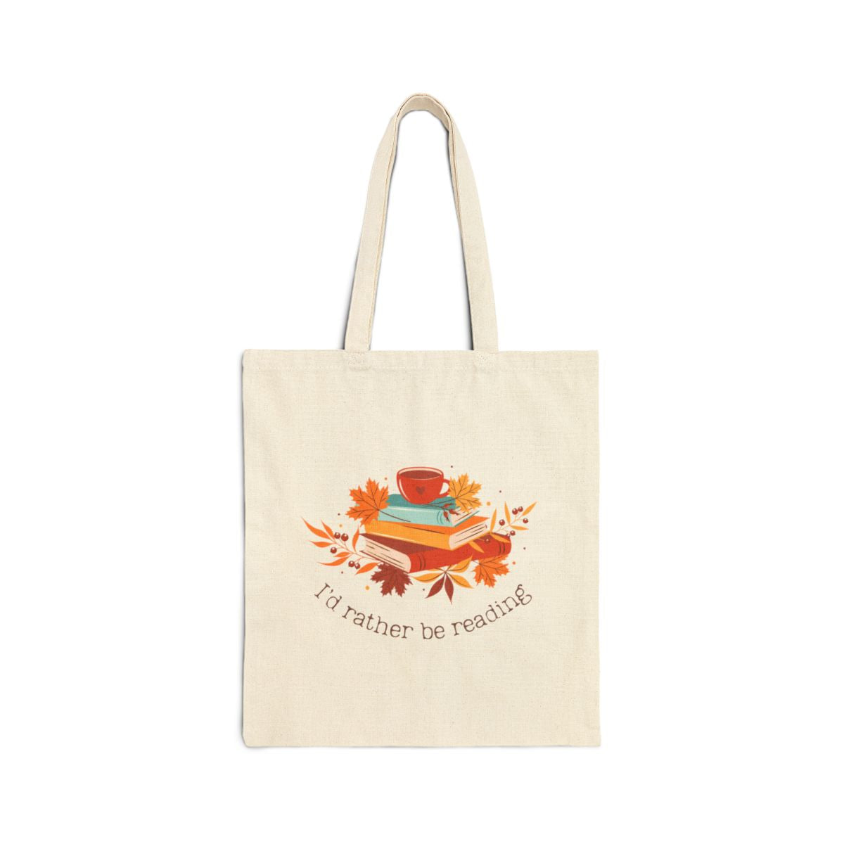 Bookish Tote Bag – Fall I'd Rather Be Reading